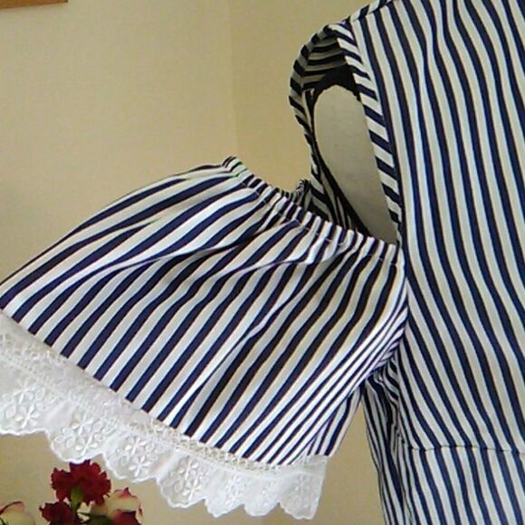 Holy Caftan Cold Shoulder Shift Sun Dress - Picture 3 of 10